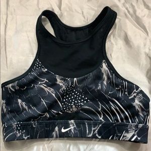 high neck nike sports bra